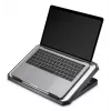 Hama 00126807 Laptop-Kühler aus Aluminium, neigbar, 2 Lüfter, bis 39,6 cm (15,6 Zoll), Schwarz