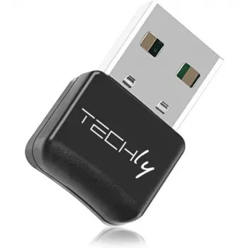 Techly IDATA USB-BLT5 USB Bluetooth 5.0 Adapter, Schwarz