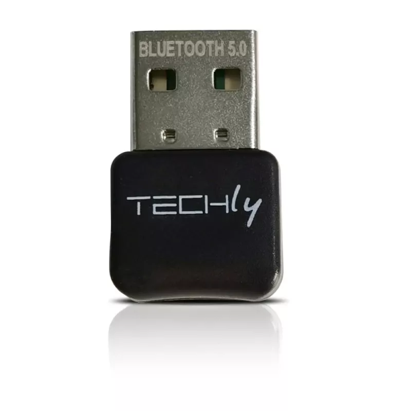 Techly IDATA USB-BLT5 USB Bluetooth 5.0 Adapter, Schwarz