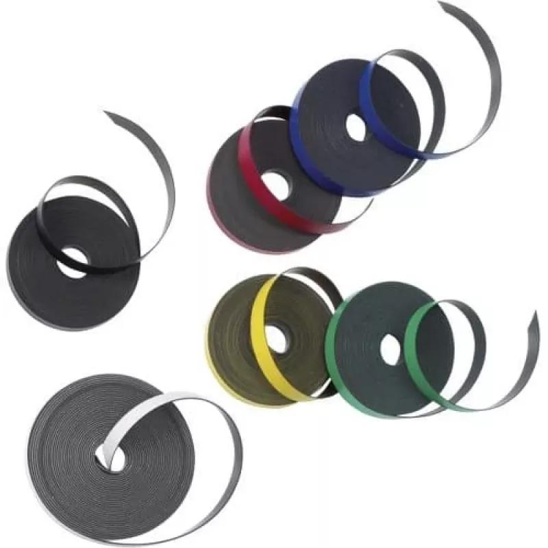 Nobo 1901053 Magnetband, selbstklebend, 10 mm x 10 m, schwarz
