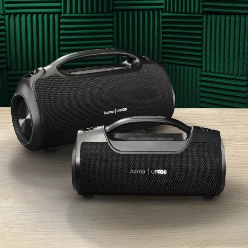 Partylautsprecher HAMA UltiMate Pro 120 W, kabellos Bluetooth, wasserdicht, eingebauter Akku, USB-C-Ladung