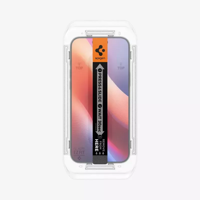 Displayschutz Spigen GLAS.tR EZ Fit Apple iPhone 16 Pro gehärtetes Glas Transparent 2 Stk.