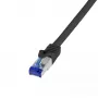 Netzwerkkabel LogiLink C6A043S RJ-45 Cat6a 1,5 m Schwarz