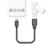 Hama 00201605 OTG USB-Adapterkabel, USB-C-Stecker auf USB-A-Buchse, USB 3.2, 5 Gbit/s, 0,15 m, Schwarz