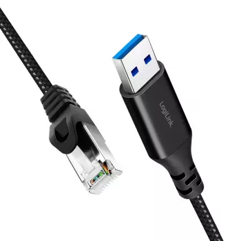 Netzwerkkabel LogiLink CU0407 RJ-45 Cat6 15 m Schwarz