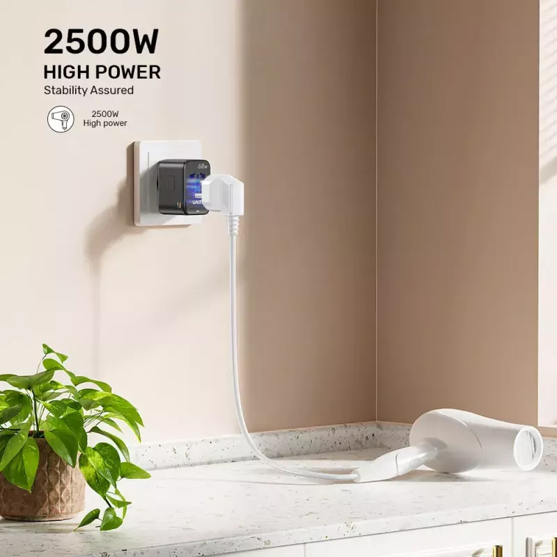 Reiseadapter UNITEK P1122ABK01 Universal Schwarz Typ C G I