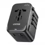 Reiseadapter UNITEK P1122ABK01 Universal Schwarz Typ C G I