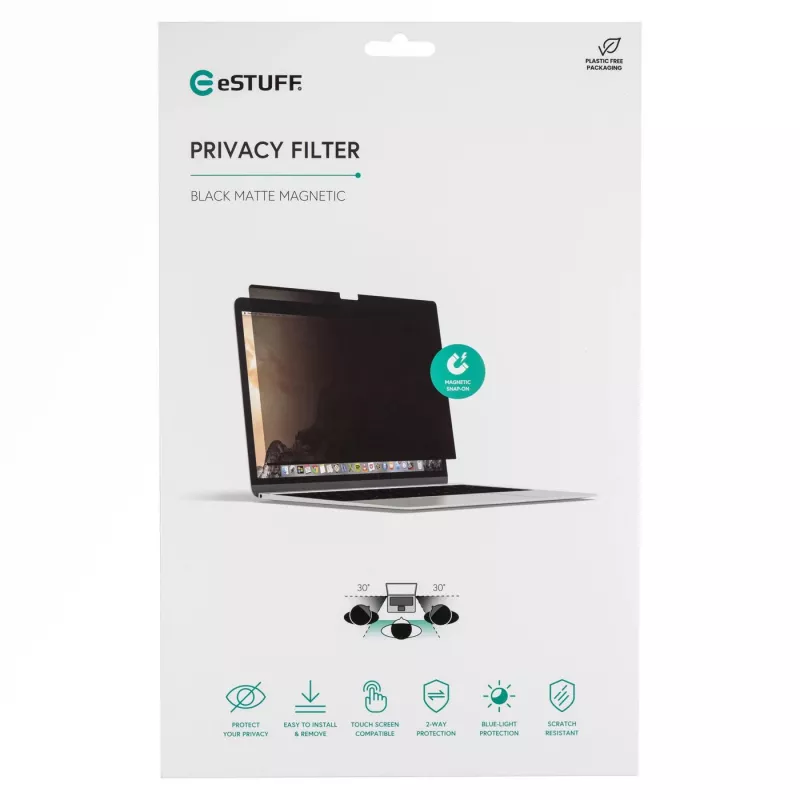 eSTUFF GLBMMB16 Display-Blickschutzfilter 40,6 cm (16 Zoll) Laptop Gerahmter Display-Blickschutzfilter