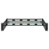Intellinet 716345 tiefenverstellbarer 19-Zoll-DIN-Hutschienenträger, 2U