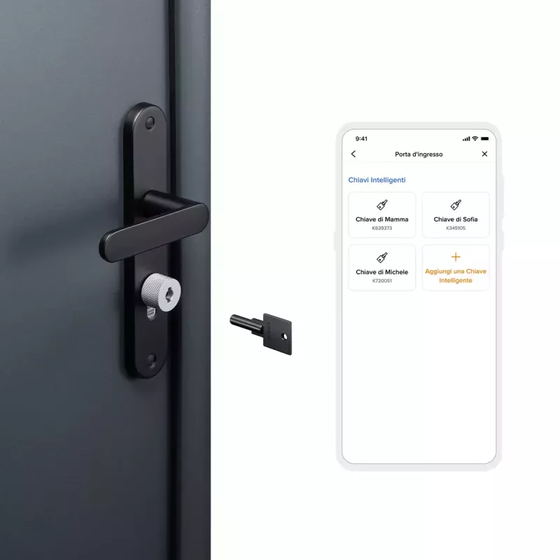 Netatmo NDL-K1U NFC-Schlüssel für smartes Türschloss, Schwarz, 20 g