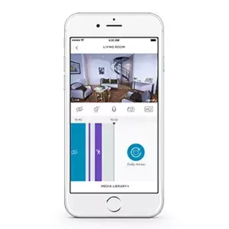 Somfy 2401507 WLAN IP Überwachungskamera, 1280 x 720