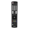 Hama 00221061 Universal-Fernbedienung für LG TVs, IR, lernfähig, leuchtende Tasten, Schwarz