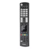 Hama 00221061 Universal-Fernbedienung für LG TVs, IR, lernfähig, leuchtende Tasten, Schwarz