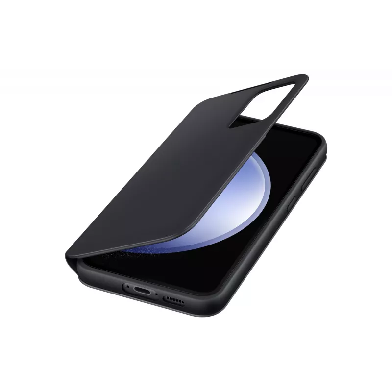 Samsung EF-ZS711CBEGWW Smart View Wallet Case für Galaxy S23 FE, Kartenfach, Schwarz