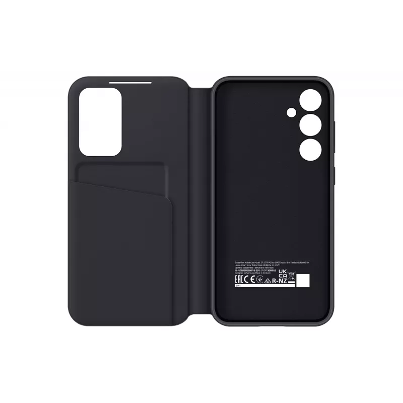 Samsung EF-ZS711CBEGWW Smart View Wallet Case für Galaxy S23 FE, Kartenfach, Schwarz