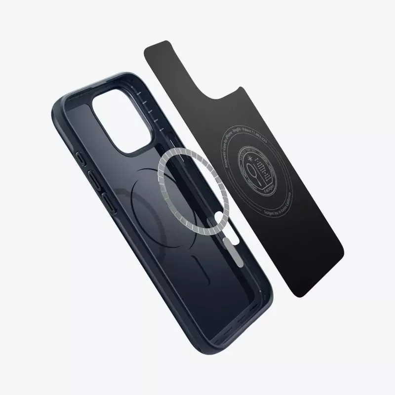 Spigen Thin Fit Mag MagSafe Hülle für iPhone 16 Pro Max, Metal Slate