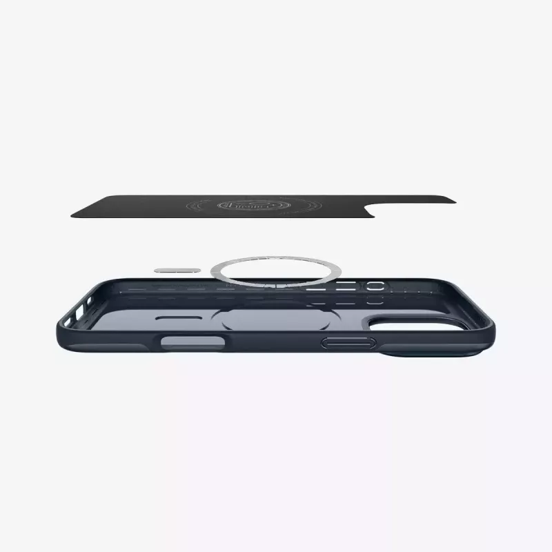 Spigen Thin Fit Mag MagSafe Hülle für iPhone 16 Pro Max, Metal Slate