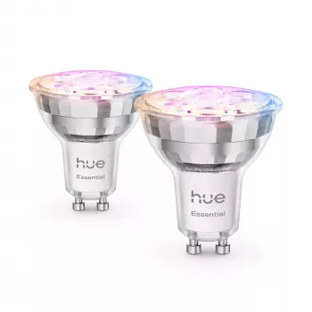 Philips Hue White and colour ambience Essential GU10 – smarter Spot – 345 lm – 4,7 W – 2er-Pack