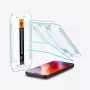Spigen GLAS.tR EZ Fit Displayschutzfolie aus Glas für iPhone 16 Pro Max / 17 Pro Max, 2er-Pack, transparent