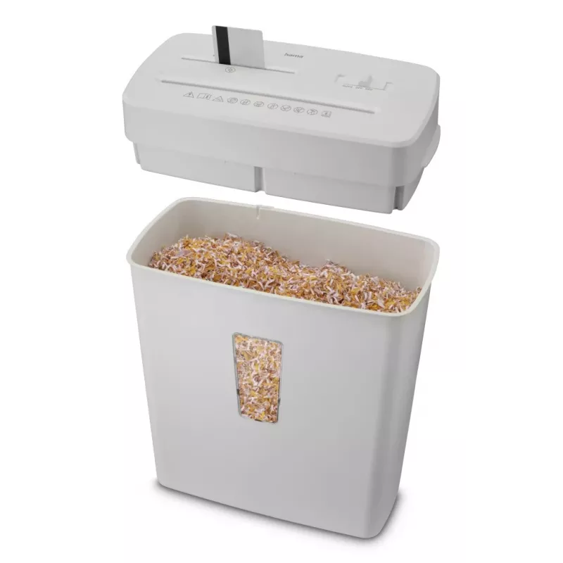 Hama Prime M50CD-W Aktenvernichter Mikrogeschnittene Zerkleinerung 68 dB 22 cm Weiß