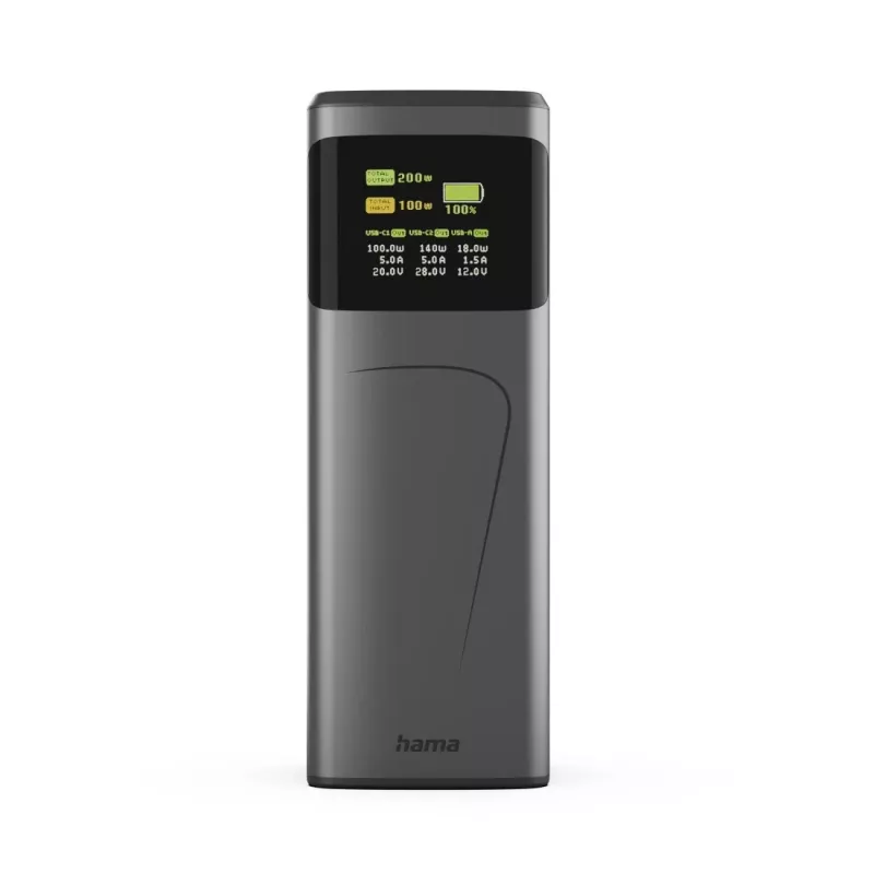 Hama High Power Lithium-Ion (Li-Ion) 24000 mAh Grau