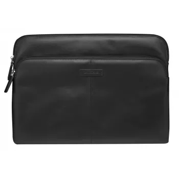 Sleeve case d bramante dbramante1928 Skagen Pro+ für MacBook Pro 14 Zoll / bis zu 14 Zoll – Schwarz, 35,6 cm, 1 Vordertasche