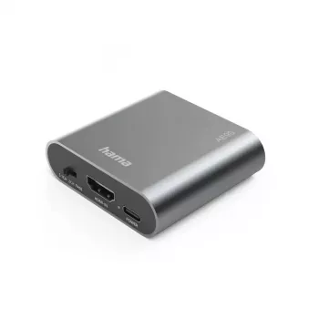 Audio-Splitter Hama 00205100 Silber HDMI 3,5 mm