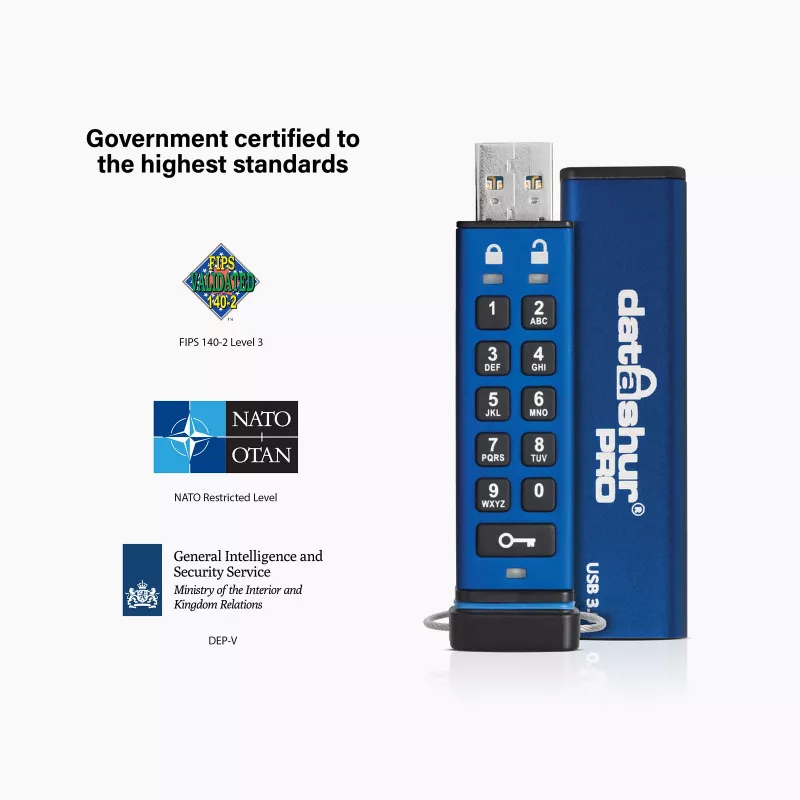 USB Flash Drive iStorage 16GB USB Type-A IS-FL-DA3-256-16