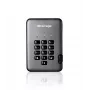 iStorage diskAshur PRO² HDD 500GB | Sichere tragbare Festplatte | FIPS 140-2 Level 2, NCSC CPA, NLNCSA BSPA & NATO Restricted | AES-XTS 256-Bit Hardware-Verschlüsselung | PIN-geschützt | Betriebssystem- & plattformunabhängig | DSGVO, TAA-konform | Schutz vor Brute-Force-Angriffen | Staub-/wasserbeständig