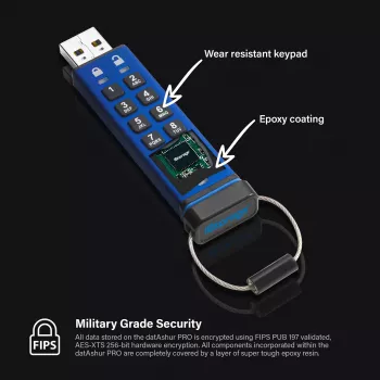 USB-Stick iStorage 4GB USB Typ-A IS-FL-DA3-256-4