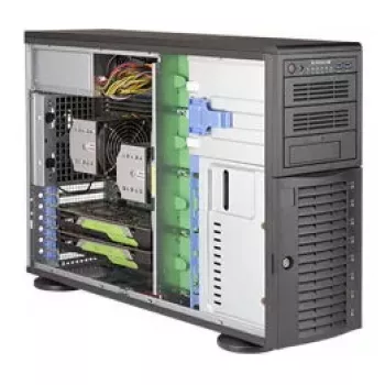 Computergehäuse Supermicro SuperWorkstation 7049A-T Rack 4U Schwarz