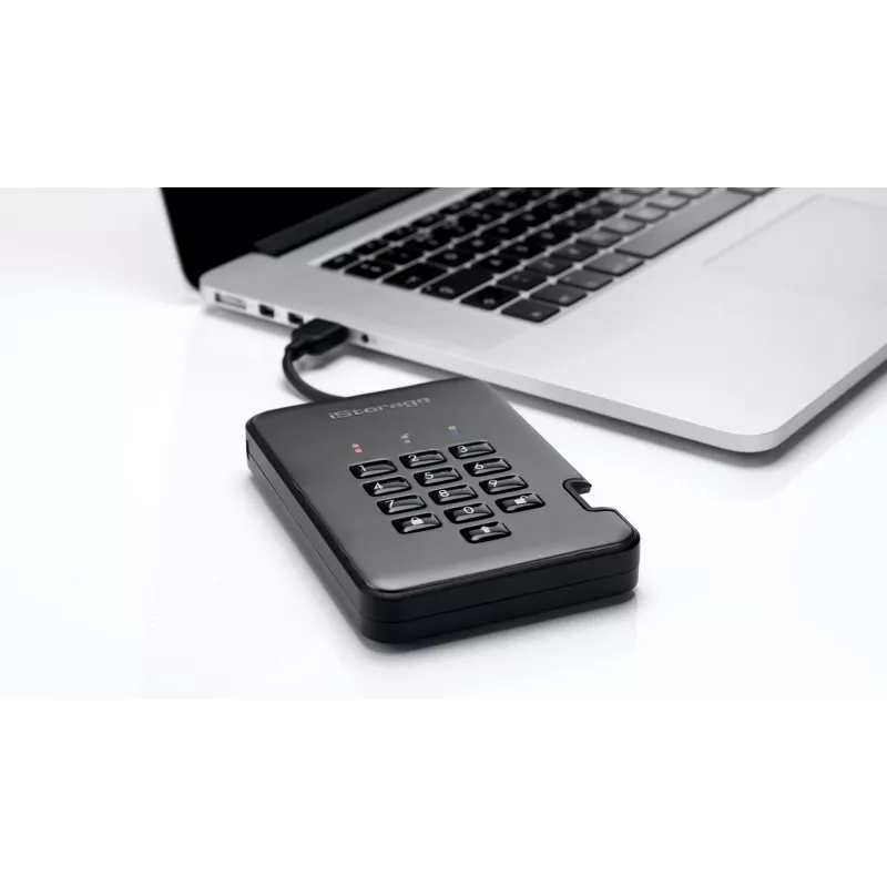 HDD iStorage 5 TB USB 3.2 IS-DAP2-256-5000-C-G