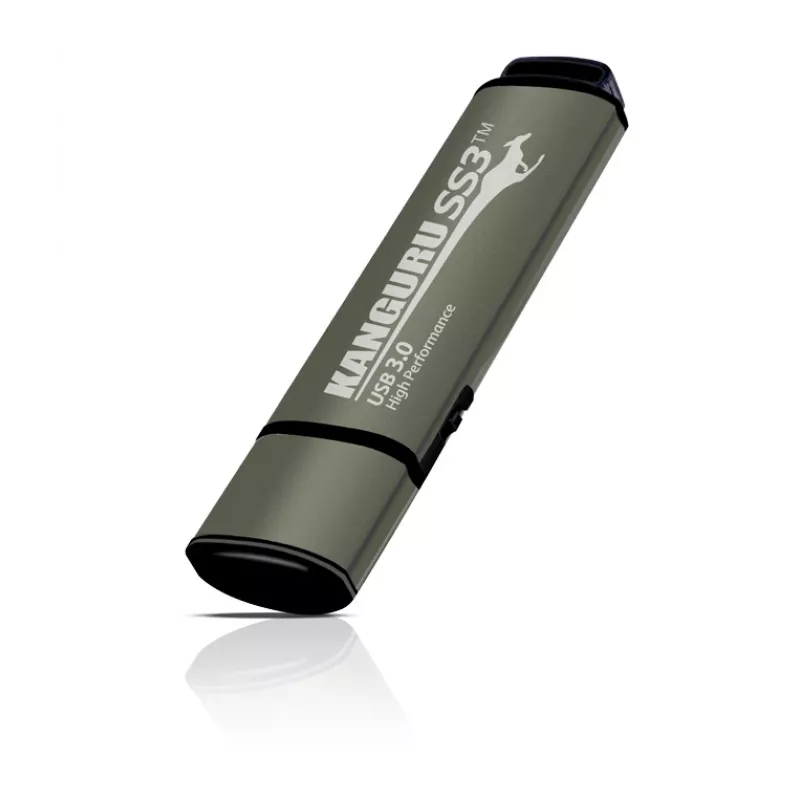Kanguru SS3™ SuperSpeed USB3.0 512 GB | Sicherer Flash-Speicherstick | Physischer Schreibschutzschalter | Windows „Ready Boost“-kompatibel | Einfache treiberlose Einrichtung | Plug-and-Play