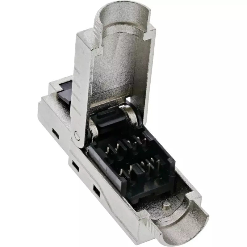 InLine RJ45-Stecker Kat.8.1 2000MHz, feldkonfektionierbar, geschirmt, mit Schraubkappe