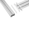 InLine Slatwall Panel Aluminium, für Tischmontage, 1 m