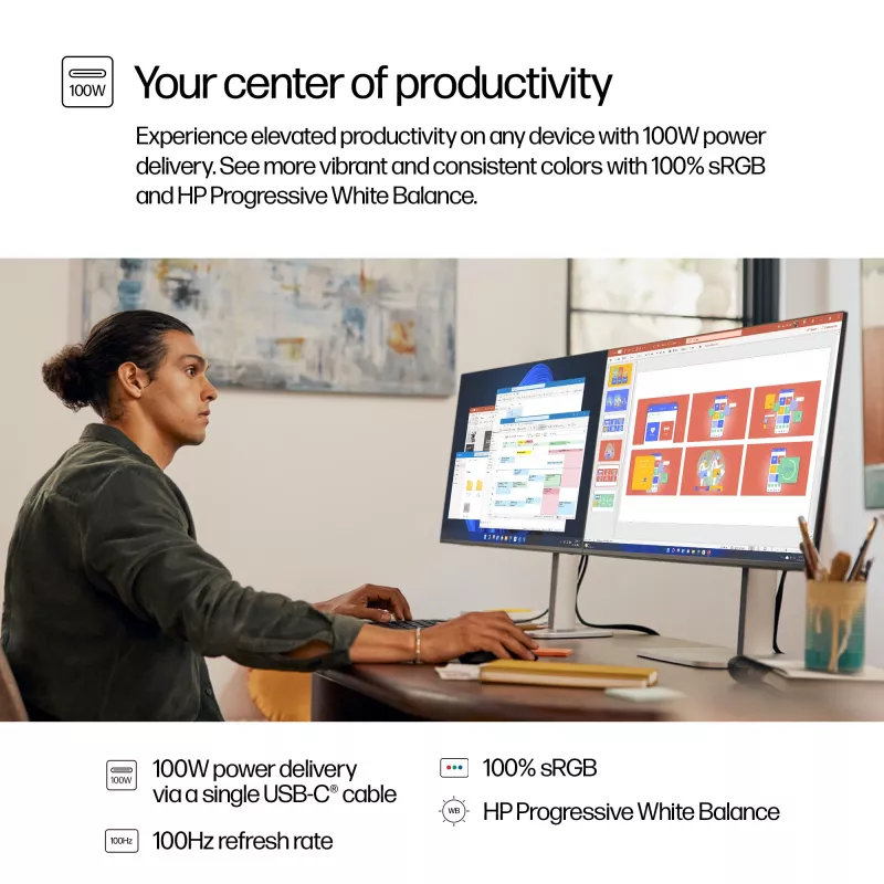HP Series 5 Pro 27 Zoll QHD USB-C Monitor - 527pu