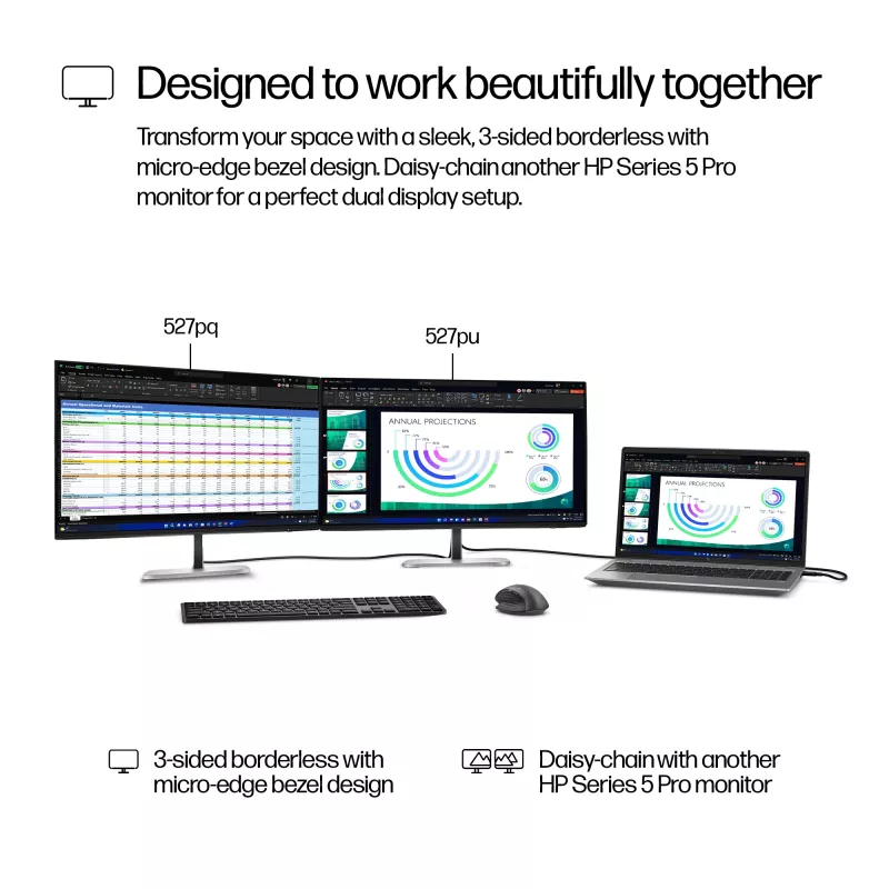 HP Series 5 Pro 27 Zoll QHD USB-C Monitor - 527pu