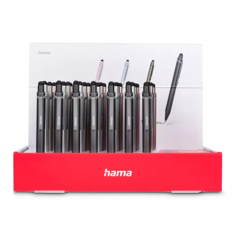 Hama Mini Stylus-Stift Anthrazit, Grau, Roségold, Silber