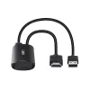 HDMI-zu-USB-Typ-C-Konverter Lindy 43423 mit USB-Stromeingang, 0,2 m Kabel, HDMI + USB-C-Anschlüsse