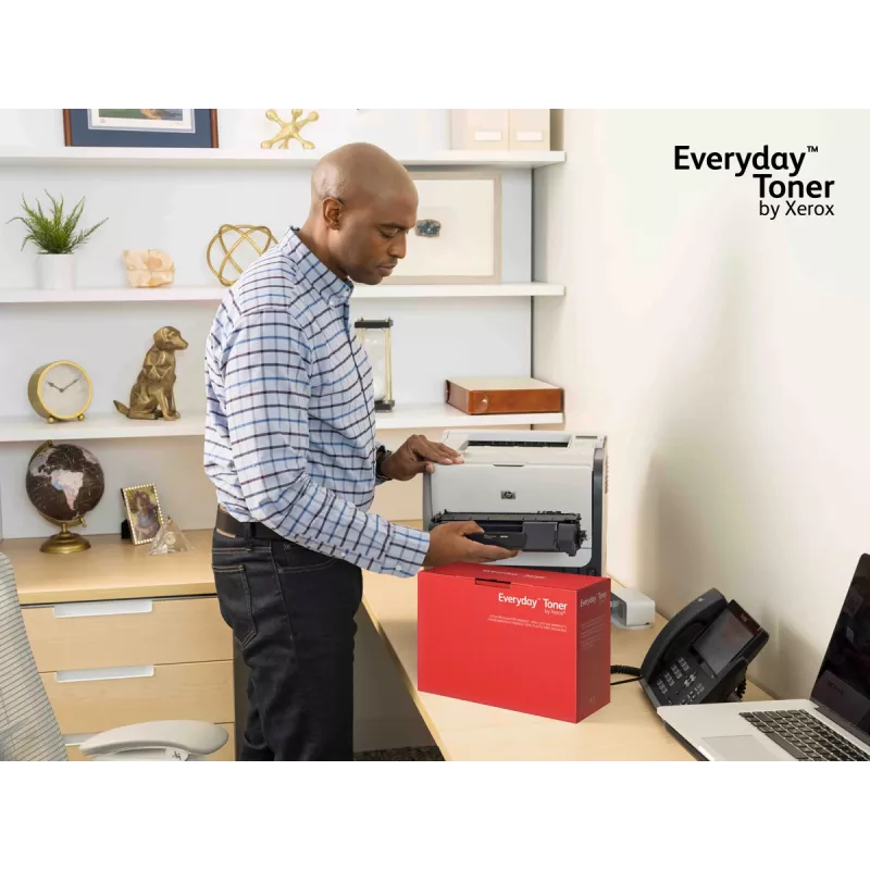 Everyday™ Schwarzer Toner von Xerox kompatibel mit HP 201A (CF400A), Standardkapazität