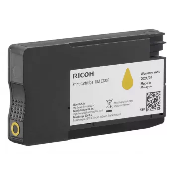 Ricoh 408520 Tintenpatrone für IJM C180F, Gelb, 1600 Seiten