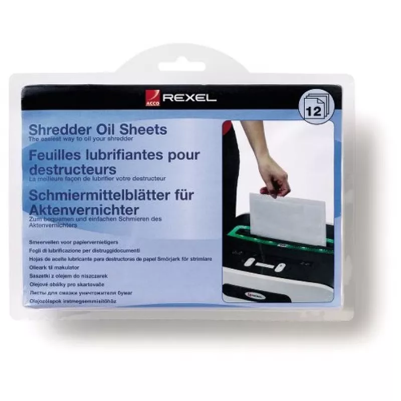 Rexel Shredder Oil Sheets (Packung mit 12)