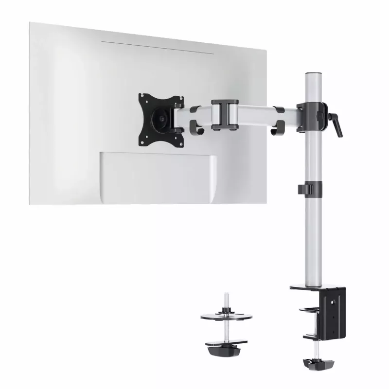 Durable SELECT Monitorhalterung 509423 für 1 Monitor, Tischhalterung, Silber