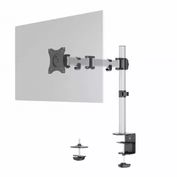 Durable SELECT Monitorhalterung 509423 für 1 Monitor, Tischhalterung, Silber