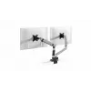 Durable SELECT PLUS Monitorhalterung 509723 mit Arm für 2 Monitore, Tischhalterung