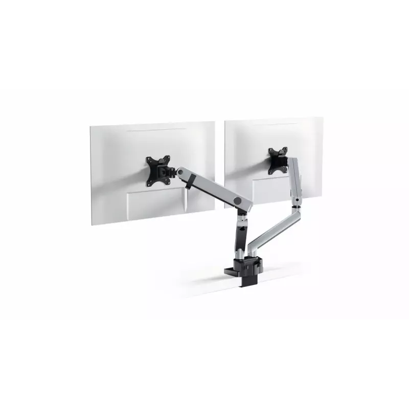 Durable SELECT PLUS Monitorhalterung 509723 mit Arm für 2 Monitore, Tischhalterung