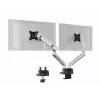 Durable SELECT PLUS Monitorhalterung 509723 mit Arm für 2 Monitore, Tischhalterung