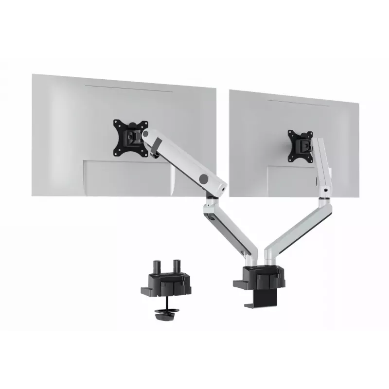 Durable SELECT PLUS Monitorhalterung 509723 mit Arm für 2 Monitore, Tischhalterung