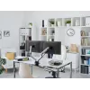 Durable SELECT PLUS Monitorhalterung 509723 mit Arm für 2 Monitore, Tischhalterung