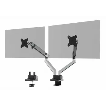 Durable SELECT PLUS Monitorhalterung 509723 mit Arm für 2 Monitore, Tischhalterung